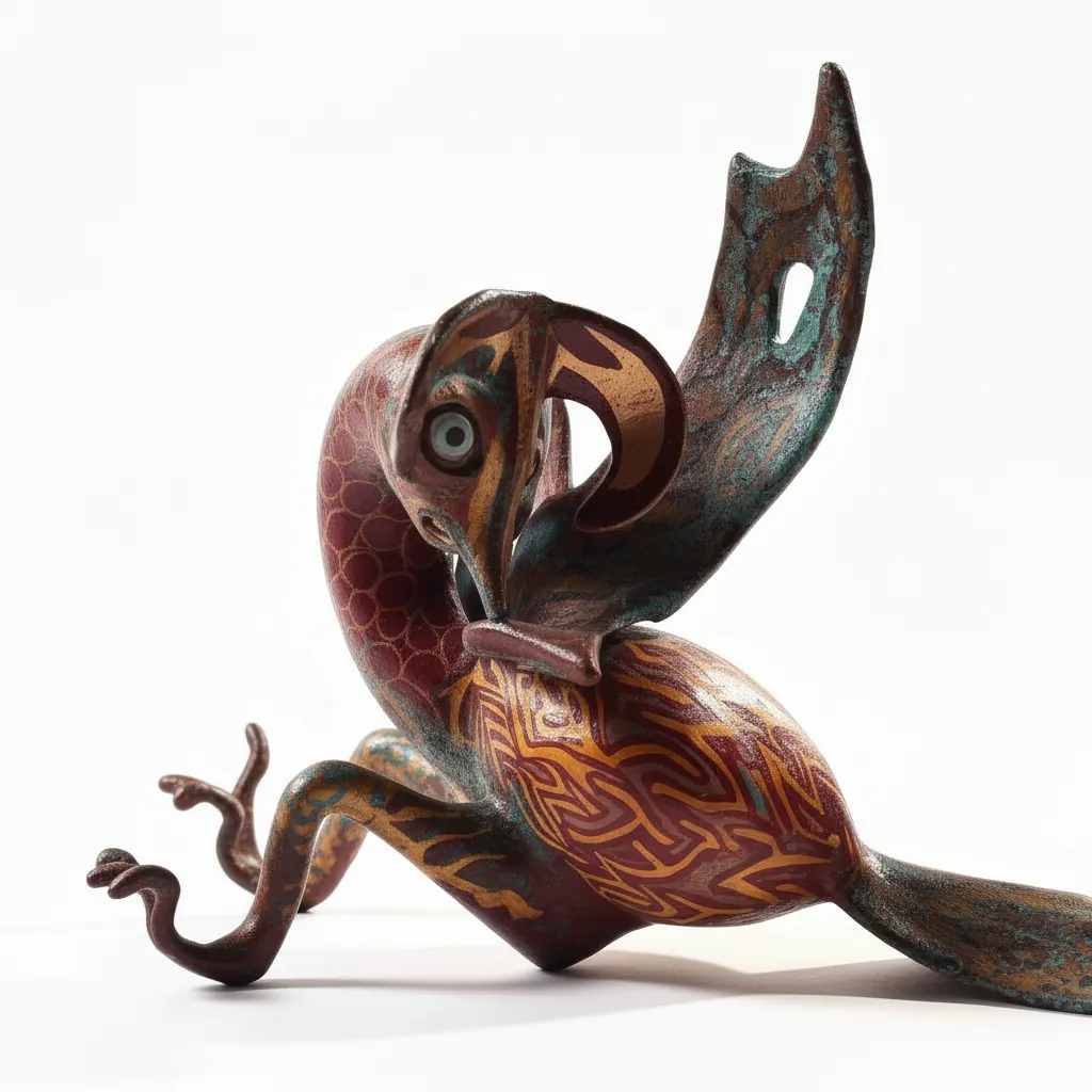 Alebrije, bronze