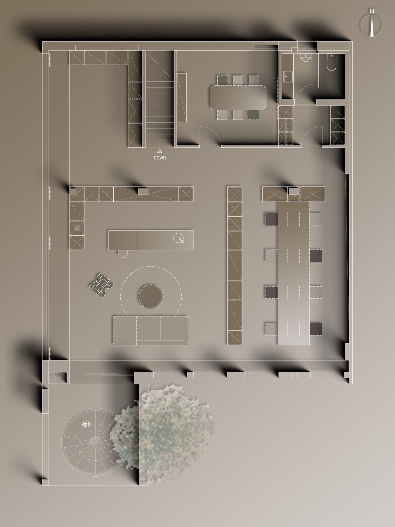 Oak corridor — 12